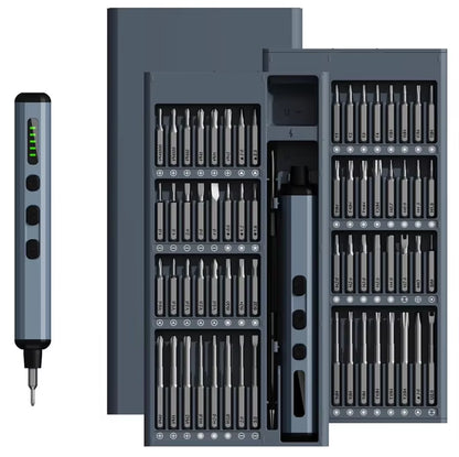 68 in 1 Electric Screwdriver Set 5 Torque Settings Precision Power Tool Magnetic Screw Driver Bits for Iphone Glasses Watch PC