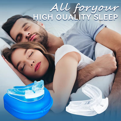 Transform Your Sleep with the Adjustable Anti-Snoring Bruxism Mouth Guard - Say Goodbye to Snoring and Improve Your Sleep Quality!