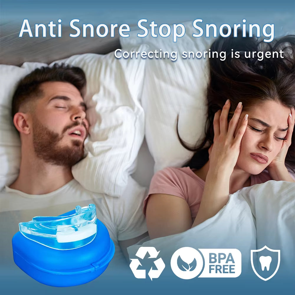 Adjustable Bruxism Mouth Guard and Anti-Snoring Device for Improved Sleep Quality